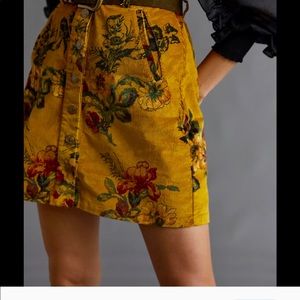 Anthropologie Pilcro Corduroy Mini Skirt- New without tags